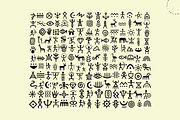 Tribal Shabby Symbols Vector Pack, an Object Graphic by Nutalin Art (Thumbnail 6 of 13)