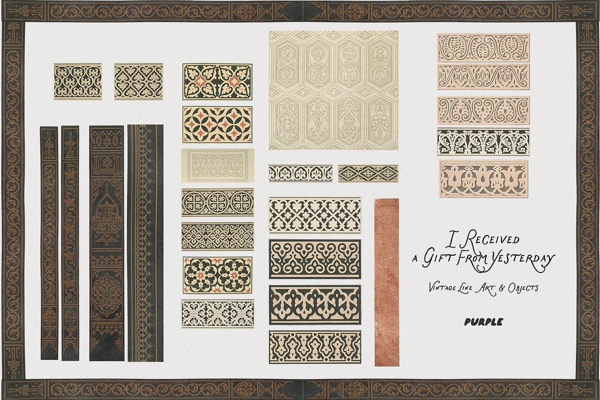 Vintage Objects & Line Art, an Object Graphic by Purple (Photo 13 of 18)