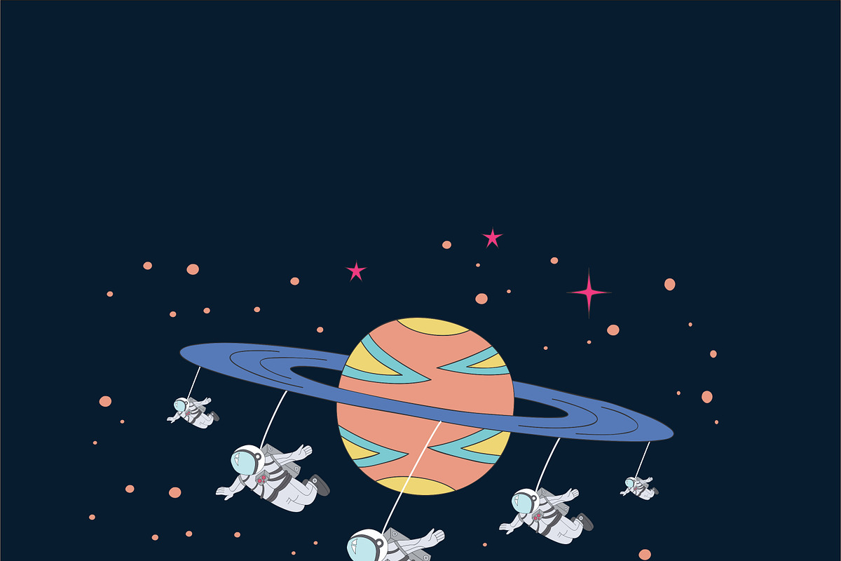 Hand Written Font - Space Out, an Illustration by Collapse Std. (Photo 4 of 7)