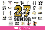Senior 2027 Quotes Bundle, an Education Illustration by Anastasia Feya (Thumbnail 1 of 7)