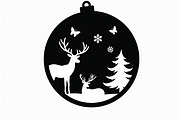 15 Christmas Laser Cut Bundle, a Graphic by balal (Thumbnail 12 of 14)