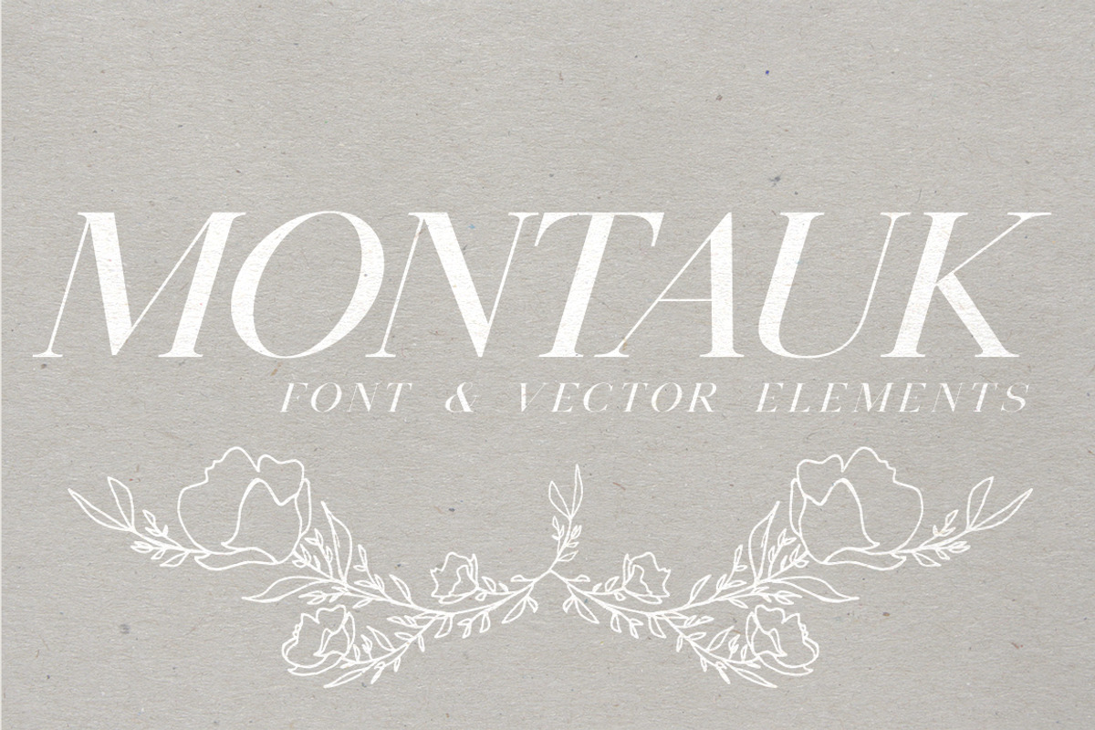 Montauk | Serif + Bonus Vectors