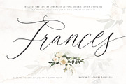 Frances | Modern Calligraphy Script, a Script Font by Pink Coffie (Thumbnail 11 of 11)