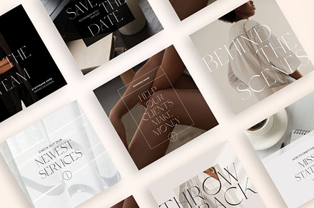 Luxury Black and White Templates