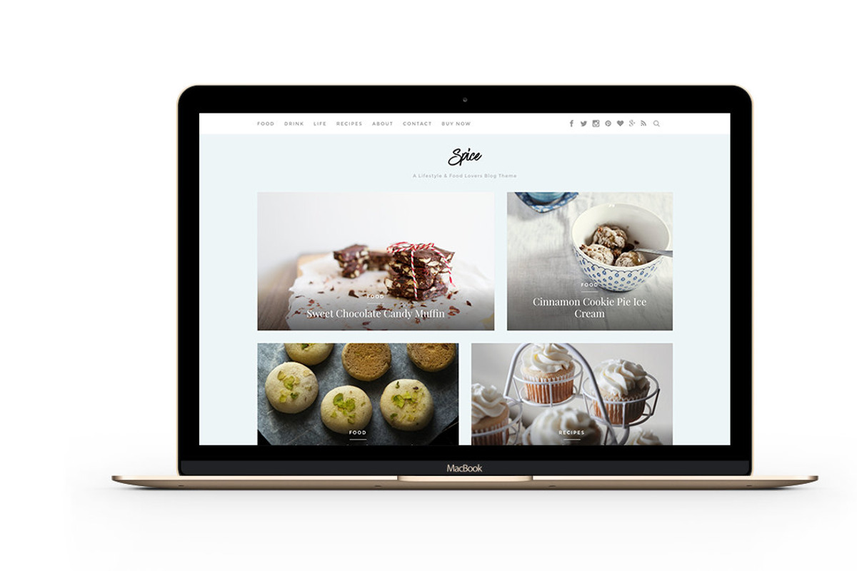 Spice - Lifestyle & Food Lovers Blog, a WordPress Template by LayerSupplyCo (Photo 1 of 5)