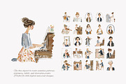 romantic classical musicians clipart, a Decorative Illustration by Patishop Art (Thumbnail 3 of 11)