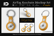 AirTag Keychain Mockup Set, a Wearable Device Mockup by ForgeDesign (Thumbnail 1 of 7)