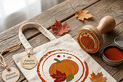 Autumn Stamps Clipart, an Object Graphic by JYa_Design (Thumbnail 5 of 5)