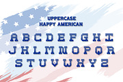 Happy American - Decorative Font, a Serif Font by Brown Cupple (Thumbnail 2 of 8)