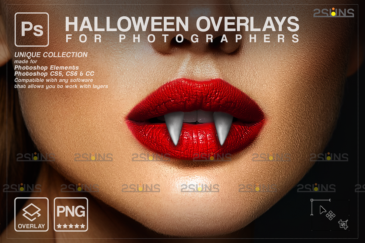 Halloween overlay, photoshop overlay, an Object Graphic by 2SUNS (Photo 1 of 9)