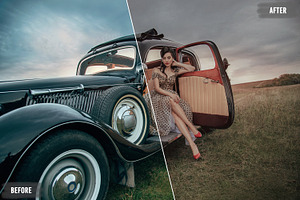 50 Retro Film Photoshop Actions