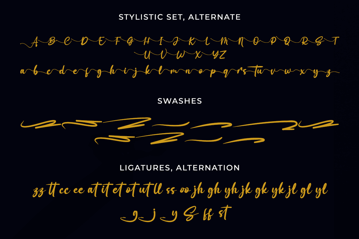 Soothing signature font, a Script Font by twinstd (Photo 13 of 14)
