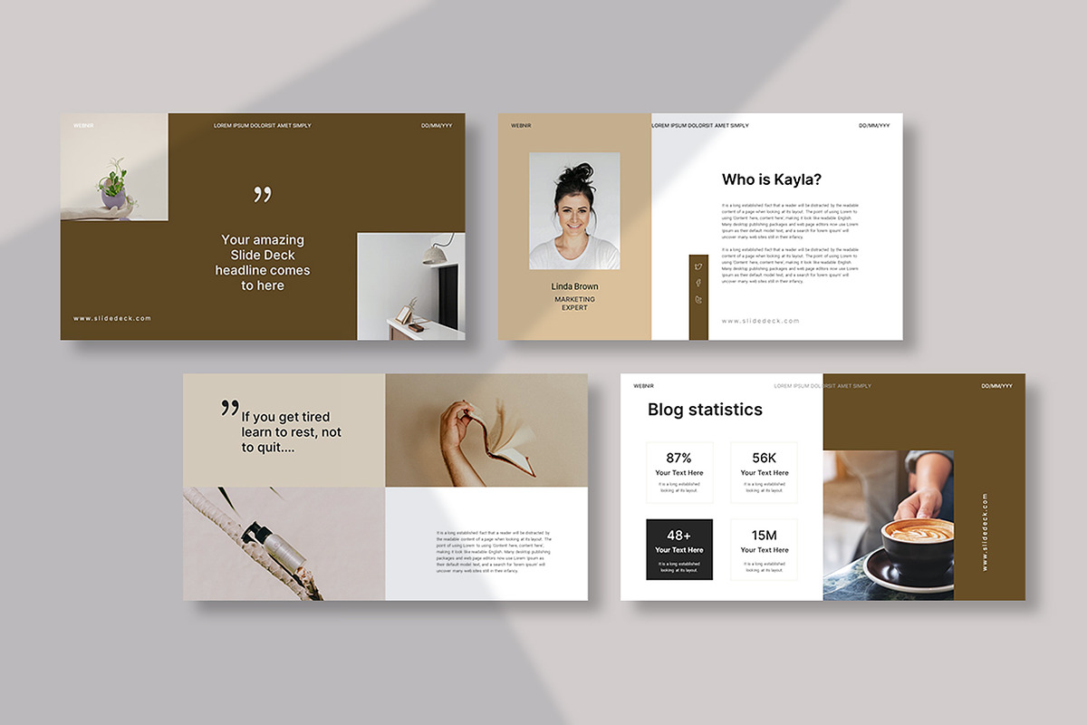 Slide Deck Presentation Template, a Templates & Theme by Slide_Genius1 (Photo 3 of 7)