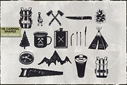 Vintage Camp Pennants Set | Part 2, an Illustration by JeksonGraphics (Thumbnail 7 of 11)