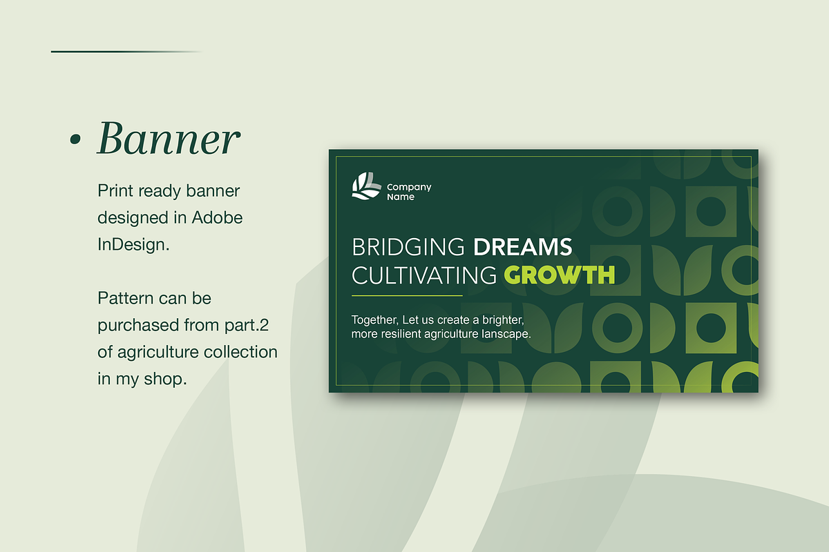 Agriculture Print Templates – Part 3, a Marketing Template by Maison de Pixels (Photo 2 of 4)