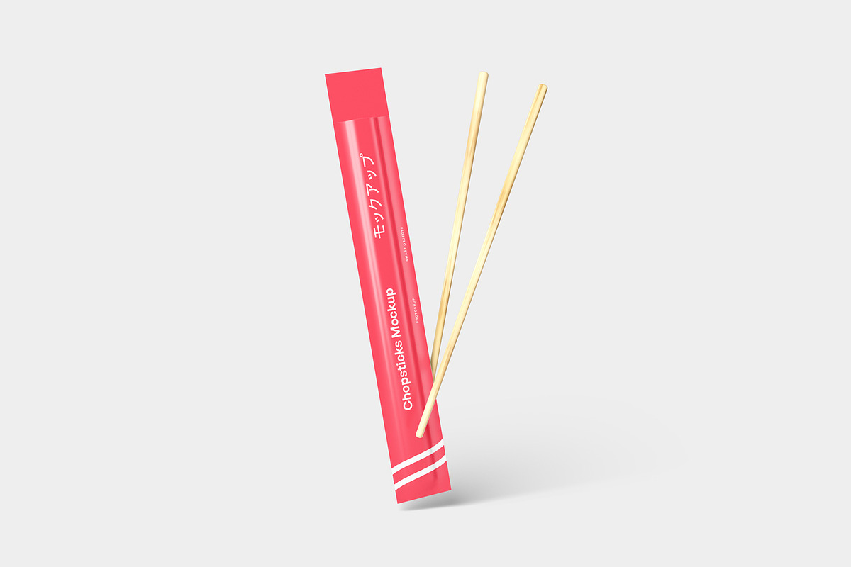 Chopsticks Mockups, a Packaging Mockup by artimasa (Photo 6 of 6)