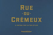 Rue Du Cremeux, a Slab Serif Font by Komet & Flicker (Thumbnail 1 of 13)