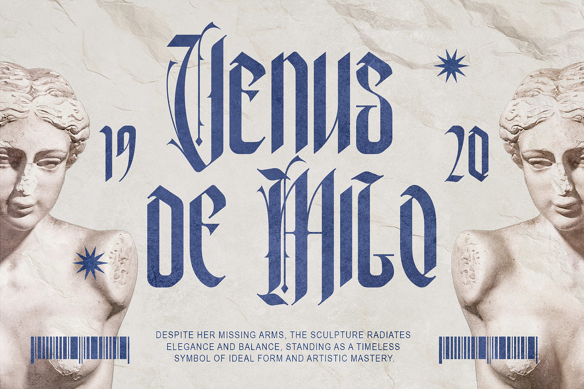 Xerathos Gothic Blackletter Medieval, a Blackletter Font by Letterara (Photo 2 of 15)
