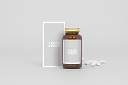 Medical mockup of can and box, a Cups & Container Mockup by Pykhtik Design Shop (Thumbnail 2 of 2)