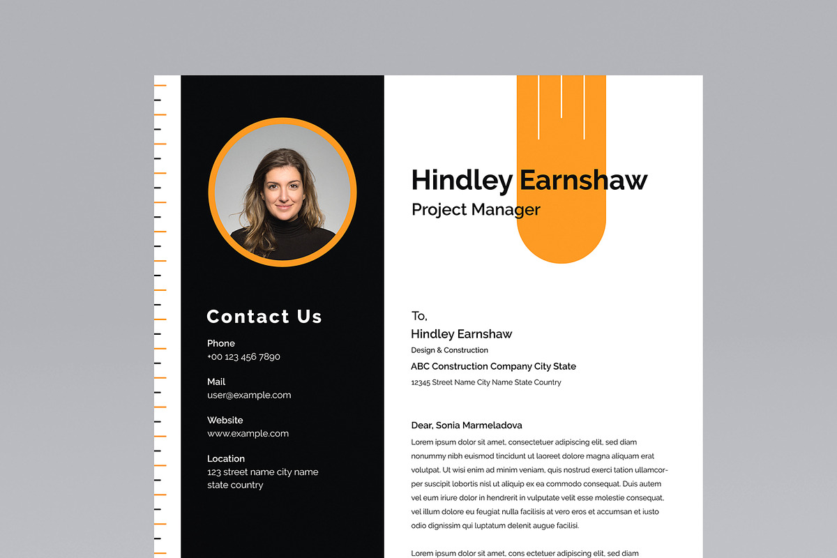Resume Template, a Resume Template by MightyDesign (Photo 2 of 8)