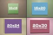 Canvas Mockup Bundle, a Print Template by Saunter Studios (Thumbnail 1 of 5)