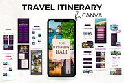 Bali Trip Itinerary Template, a Templates & Theme by Digital By Nikoleta (Thumbnail 1 of 11)
