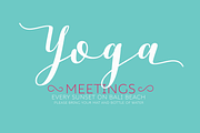 Bikini Season, a Script Font by Los Andes Type (Thumbnail 10 of 19)