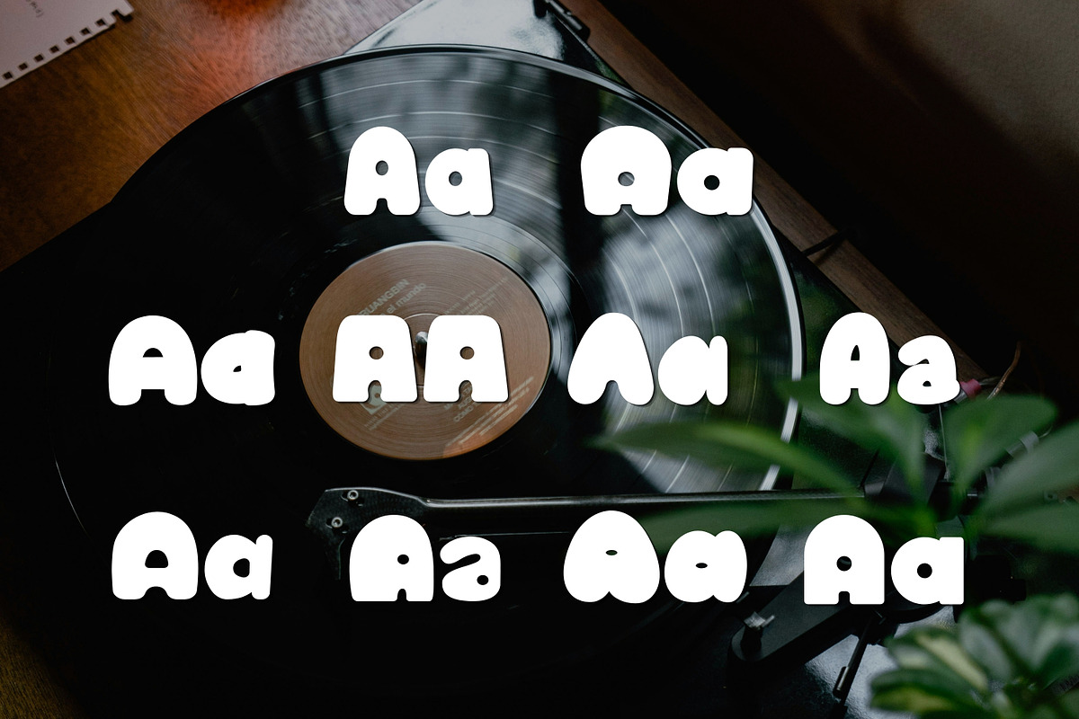 10 Display Bubble Fonts Bundle, a Handwritten Font by ZoloDesignHub (Photo 3 of 6)