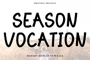 Season Vocation, a Script Font by InermediaSTUDIO (Thumbnail 1 of 7)
