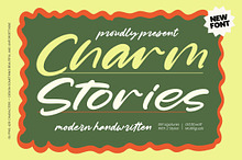 Charm Stories Modern Handwritten