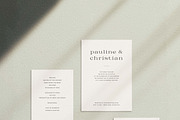MODERN LUXURY WEDDING | 50 cards, an Invitation Template by Crocus Paperi (Thumbnail 2 of 11)