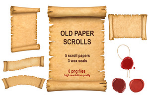 Old Paper Scrolls