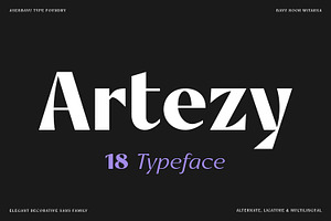 Artezy Font Family