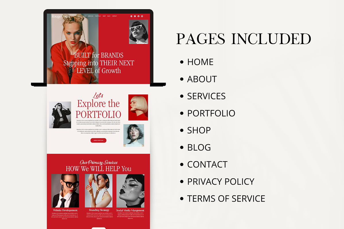 Luxury Wix Studio Website Template, a Wix Template by AdvertFox (Photo 5 of 10)