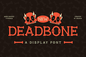 Deadbone – Halloween Bone Font