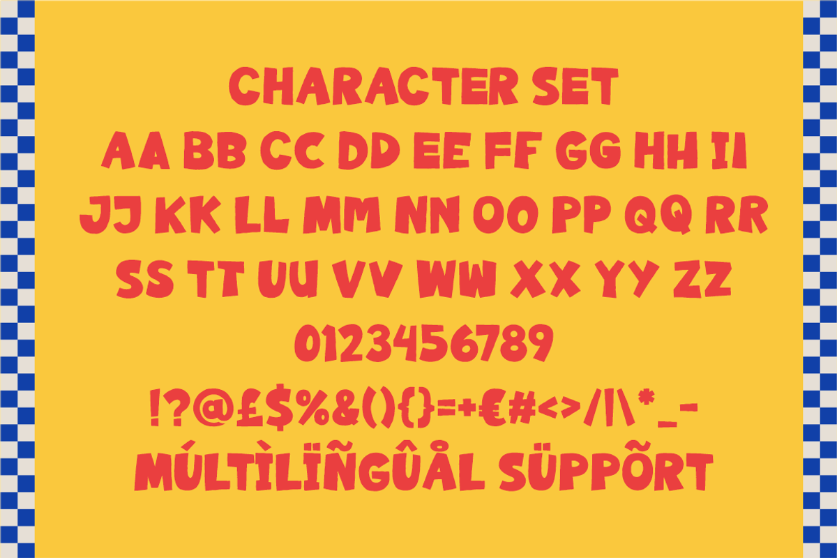 Chunk Party Quirky And Chunky Font, a Font by PutraCetol Studio (Photo 5 of 5)