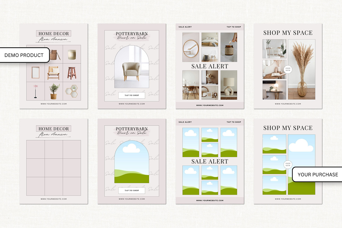 Home Decor LTK Canva Template, a Social Media Template by Deb Creative Studio (Photo 6 of 9)