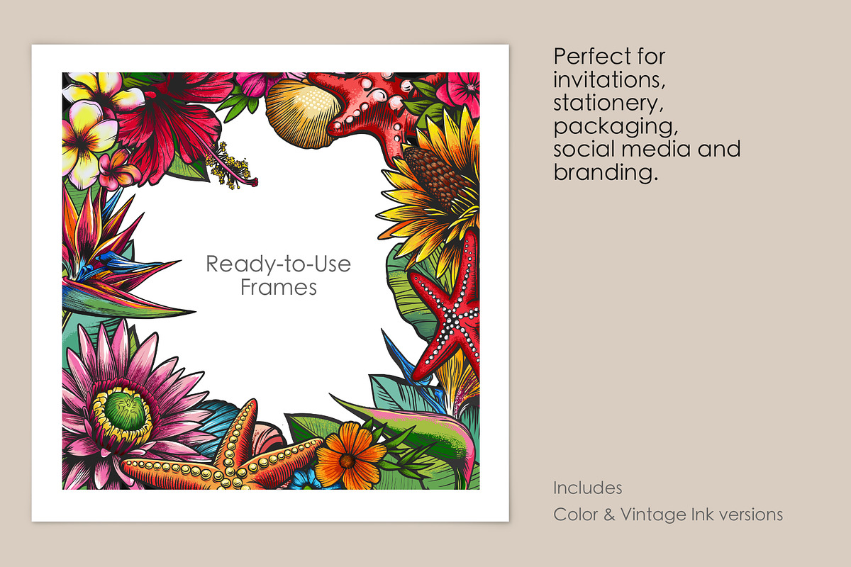 TROPIC MODE – Surface Design Kit, a Pattern Graphic by IrinaCzaran (Photo 5 of 6)