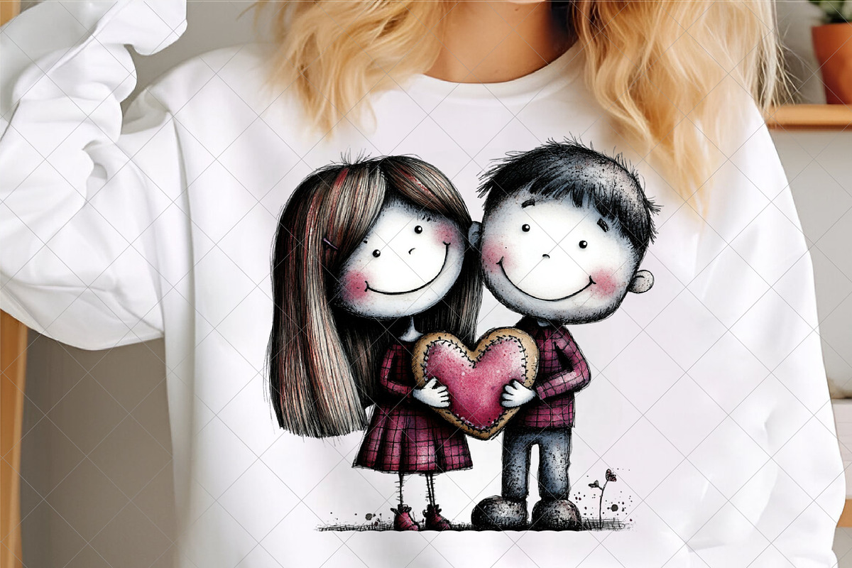 Quirky Valentine Old Couple Clipart, an Illustration by SinaCreation (Photo 6 of 7)