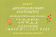Picky Charm Cute Retro Font Duo, a Handwritten Font by Littlehand (Thumbnail 8 of 9)
