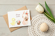 LITTLE SPRING. Watercolor animal, an Object Graphic by OlliArtDesign (Thumbnail 4 of 8)