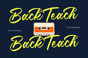 Manteca Backlif Bold Calligraphy, a Script Font by Letterena Studios Script (Thumbnail 10 of 20)