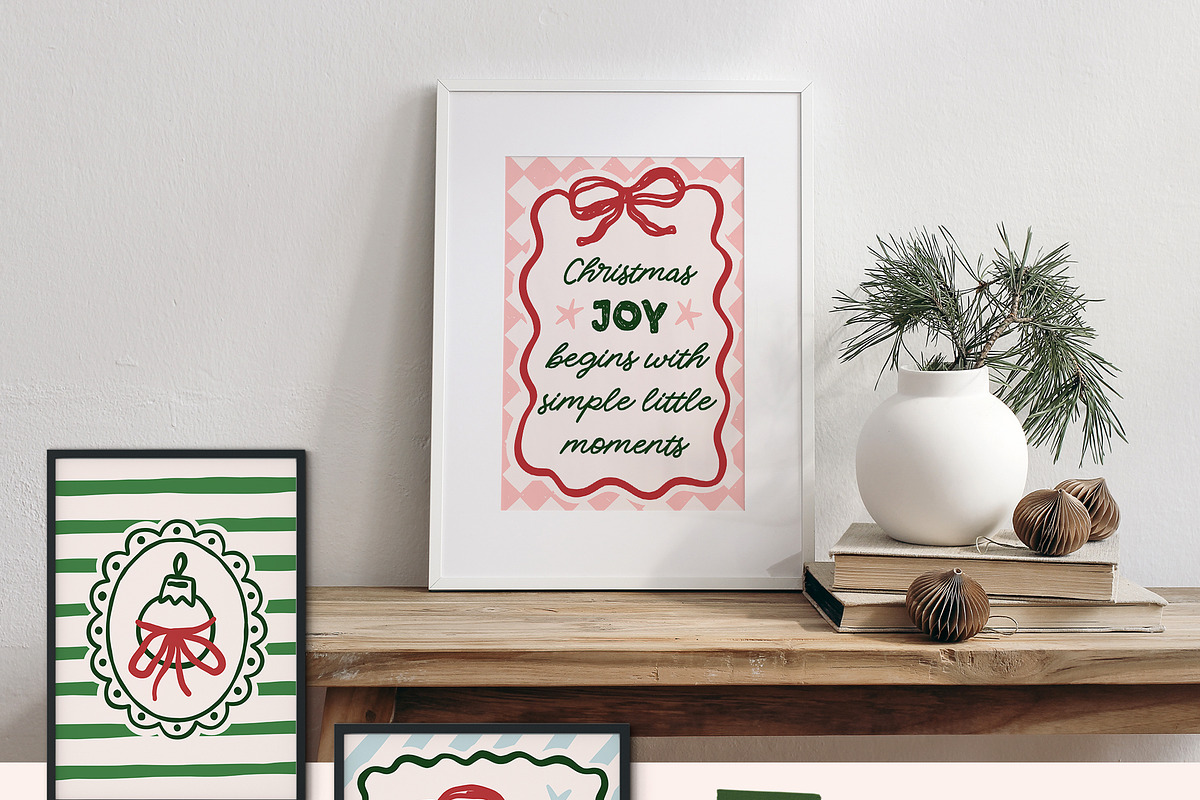 Vintage Whimsical Christmas Posters, an Object Graphic by ArtFM (Photo 8 of 14)