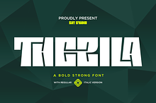 Thezila - Bold Display Typeface