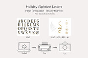 Holiday Snowflake Alphabet, an Illustration by Maggie Stilwell Design (Thumbnail 6 of 6)