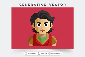 This illustration features a charact, a Graphic by SouravDesign