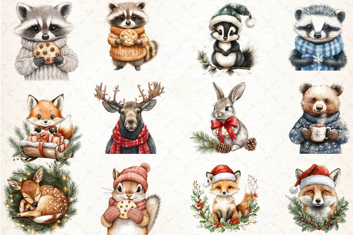 African American Christmas Clipart, an Illustration by DreamCafeArt (Photo 3 of 7)