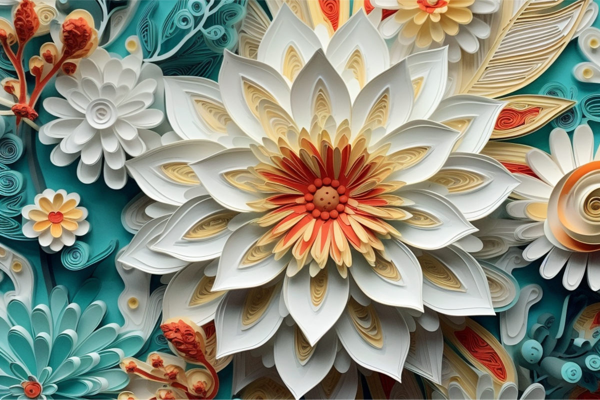 Stunning 3D Flower Backgrounds, a Graphic by Whiskey Bee Boutique (Photo 3 of 11)