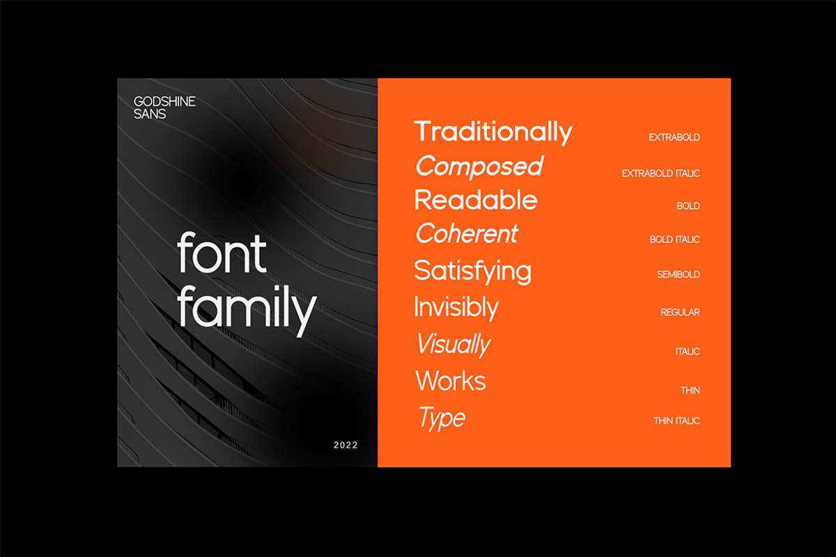 Godshine Sans Modern Sans Serif Font, a Sans Serif Font by UICreative (Photo 9 of 13)