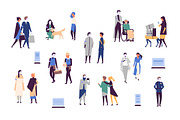 Robots and people set, a Technology Illustration by Good Studio (Thumbnail 1 of 4)